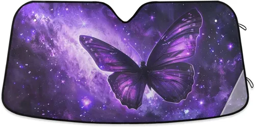 Miniatura 21 de Parasol plegable para parabrisas de automóvil, diseño de ojos rojos aterradores, contra rayos UV, parasol para mantener tu vehículo fresco