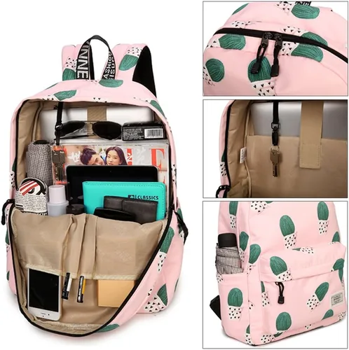Miniatura 11 de Mygreen - Mochila escolar con bonitos diseños para niños y niñas, 11.5 x 15.7 x 5.1 pulgadas