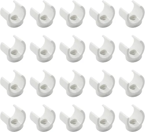 Miniatura 12 de Litoexpe Abrazaderas de Soporte para Tubo de PEX de 1 Pulgada de Plástico - Soporte para Tubo de PVC de 25mm, Clips Blancos, Herramienta
