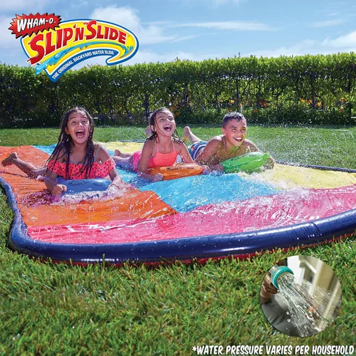 Miniatura 5 de Slip N' Slide Triple Racer con tabla de resbaladilla Boogie