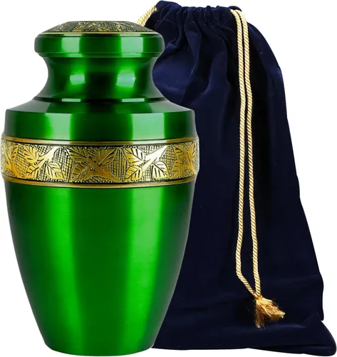 Miniatura 50 de Urnas para cenizas humanas adultas, mujeres y hombres de más de 200 pulgadas cúbicas, urna decorativa de entierro, urnas de cremación funeraria