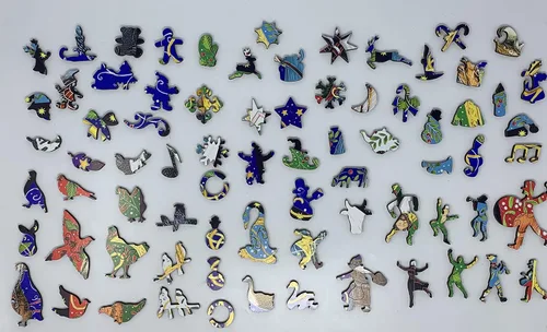Miniatura 2 de Rompecabezas de Navidad de madera para adultos, doce días de Navidad, 801 piezas de madera únicas, fabricado en los Estados Unidos por Nautilus