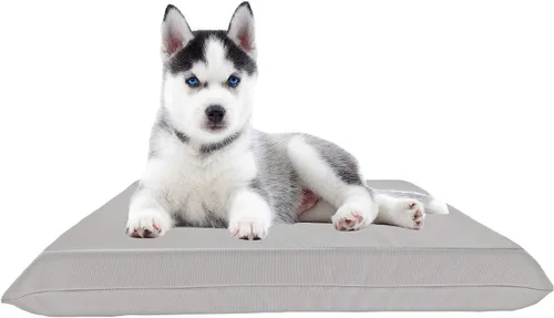 Miniatura 5 de Funda para cama de perro de tamaño mediano, impermeable, suave y duradera, elástica, lavable a máquina, gris (36 x 29 pulgadas)