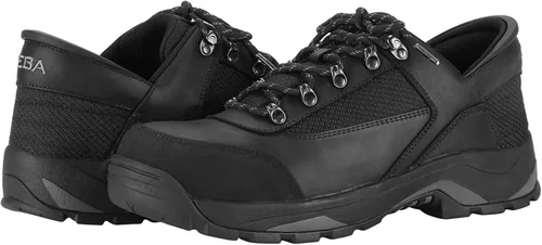 Miniatura 3 de Zeba Hands Free Steel Toe Shoes for Men Slip on and Collapsible Composite Toe Work Shoes for Men -Black (Medium & 4E Wide)