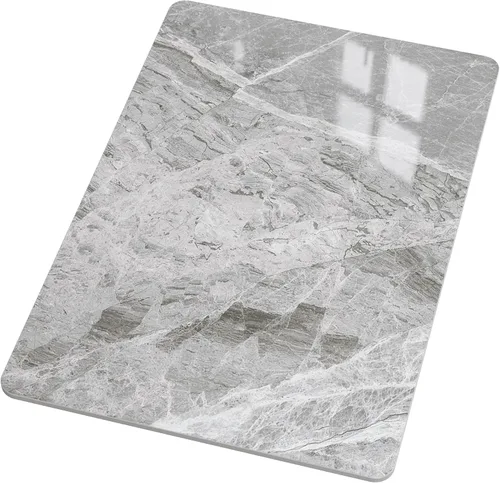 Miniatura 11 de Square Table Top, 19.6” White Sintered Stone Tabletop, DIY Replacement & Cover Marble Desktop, Scratch & Wear Resistant, Suitable for Indoor &