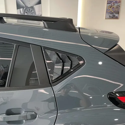 Miniatura 2 de CTH para Subaru Crosstrek 2024 2025 2026 - Rejillas de ventana lateral trasera para obturador, cubierta de panel decorativo, accesorios de Negro
