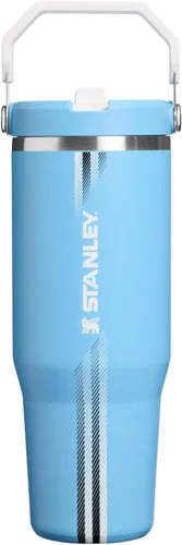 Miniatura 122 de Stanley IceFlow 2.0 Vaso con Popote Plegable con Asa 30 oz Tapa de Rosca y Popote Desmontable Botella de Agua Resistente a Fugas Acero