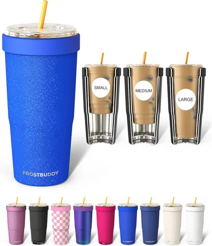 Miniatura 17 de Frost Buddy Togo Buddy 30oz Stainless Steel Vacuum Insulated Tumbler To Go Coffee Cup – Iced Coffee Sleeve, Travel Mug, Thermal Cup for Hot & Cold