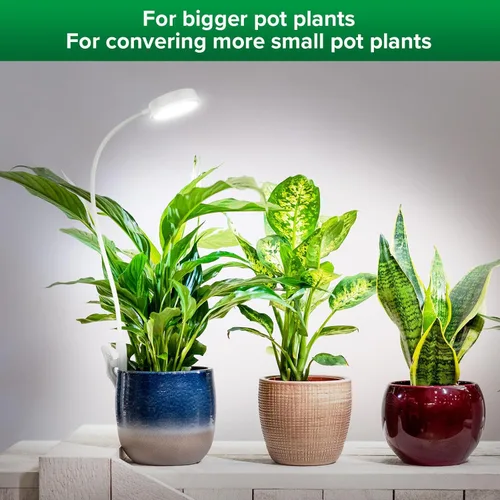 Miniatura 5 de SANSI Luces de cultivo para plantas de interior, clip de maceta LED para plantas de espectro completo, lámpara de cultivo de plantas con 4 niveles