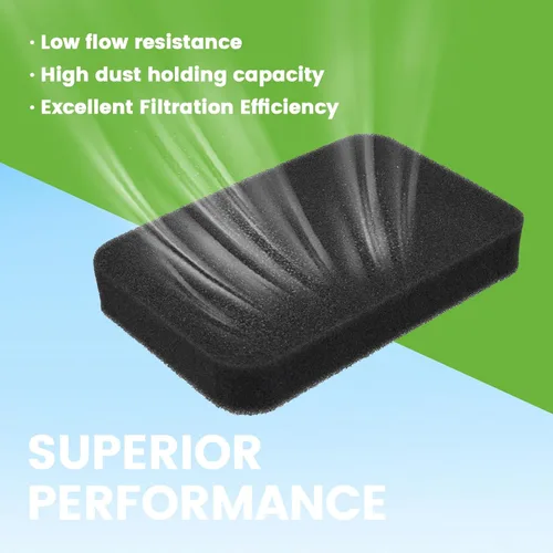 Miniatura 3 de 2 filtros de aire de espuma 17211-899-000 compatibles con generador GP5000 GP6500 EB6500 EB6500X EB5000X EB3500 EB3500X EM5000X EM5000X EM5000SX