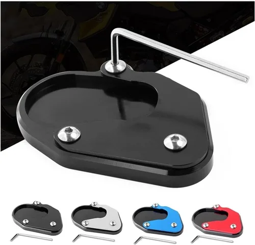 Miniatura 2 de Kickstand Enlarger Plate CNC Motorcycle Side Stand Kickstand Extension Foot Pad Enlarge Plate For B&MW F750GS F850GS F750 F850 For GS F 750 850 For 2