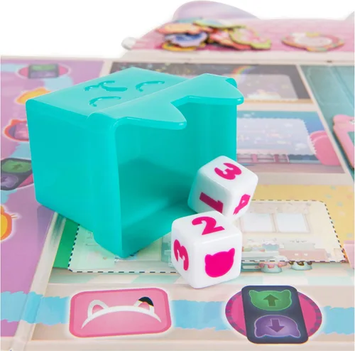 Miniatura 6 de Spin Master Games, Gabby’s Dollhouse, Juego de mesa Meow-Mazing, Juego de mesa para niños, Juegos familiares, Juego de preescolar para familias