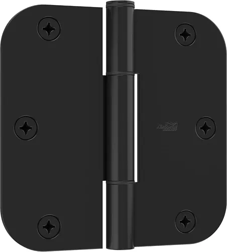 Miniatura 7 de National Hardware Bisagras de protección contra chirridos de 1/4 pulgadas, esquinas cuadradas de radio de 3 unidades en níquel satinado N830-448