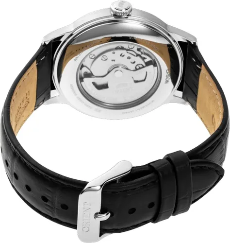 Miniatura 2 de ORIENT RA-AK0701S Bambino Versión 8 Correa de cuero esfera blanca Multifunción Reloj automático multifunción para hombre, Moderno