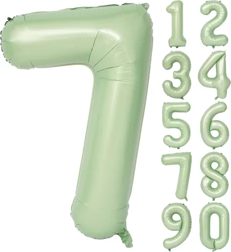 Miniatura 104 de Globos de helio de 40 pulgadas con dígitos dorados para fiesta de cumpleaños., Número 0, 40 pulgadas, número 0 oro 7