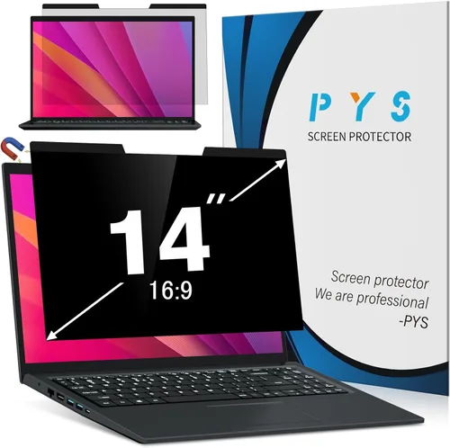 Miniatura 14 de PYS Filtro de Pantalla de Privacidad Magnético para Laptop de 15.6 Pulgadas 16:9 - Protector de Privacidad de Pantalla de Computadora Desmontable