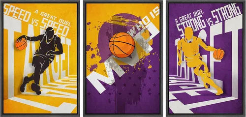 Miniatura 85 de wall26 Lienzo enmarcado para pared, juego de arte de primer plano, detalles de costuras de béisbol, atletas deportivos, fotografía, moderno