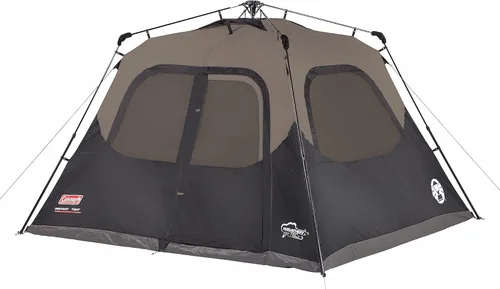 Miniatura 9 de Coleman Tienda de campaña instantánea para 4/6/8/10 personas con configuración de 1 minuto, tienda familiar grande con postes prefijados