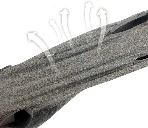 Miniatura 4 de LIANZIMAU Traje de recuperación quirúrgica para perros con un solo pieza transpirable para heridas abdominales y protección de la piel, alternativa