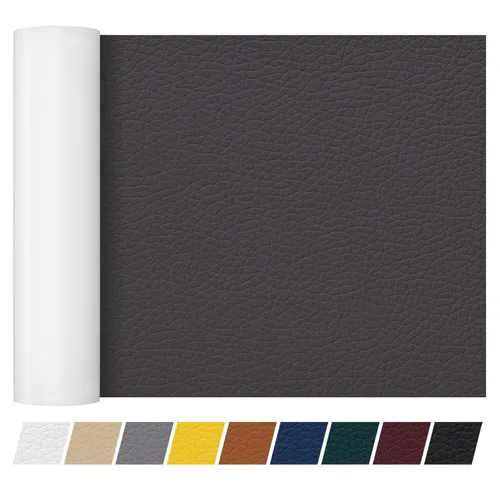 Miniatura 68 de Cinta de parche de reparación de cuero de 4 x 60 pulgadas, cinta autoadhesiva fuerte para muebles, sofás, sillones, asientos de automóvil, armarios
