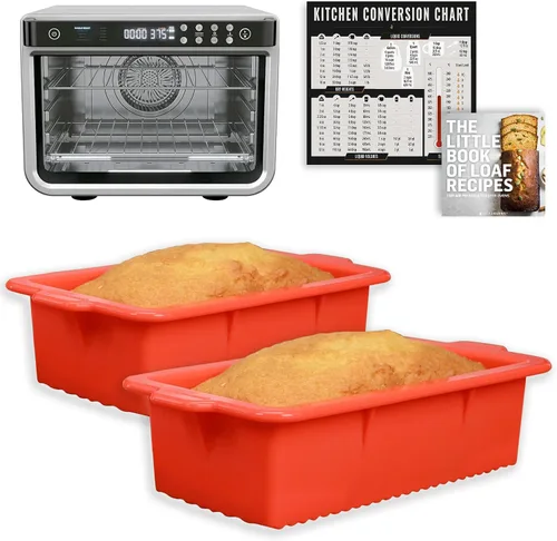 Miniatura 7 de INFRAOVENS Sartenes de silicona para freidora de aire para hornear, molde antiadherente para pasteles Cosori TurboBlaze 9 en 1 de 6 cuartos