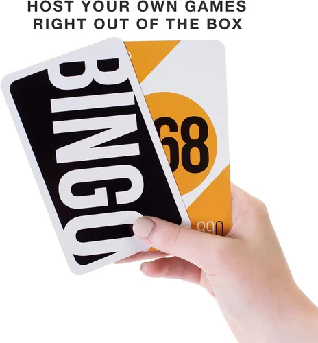 Miniatura 5 de Royal Bingo Supplies Juego de bingo para adultos, personas mayores y familia, 1000 fichas, 100 tarjetas, mazo jumbo de tarjetas de llamada, juego