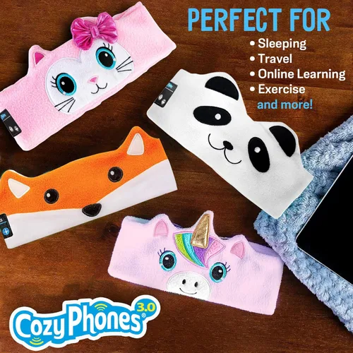 Miniatura 9 de Auriculares inalámbricos para niños pequeños, auriculares Bluetooth para niños, volumen seguro - Auriculares escolares con cable para niños
