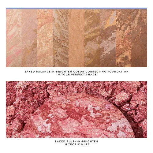 Miniatura 3 de Laura Geller New York Kit de Rubor 40+ Club Blush-n-Balance de 3 piezas: Base correctora horneada Balance-N-Brighten, Porcelain + brocha Kabuki