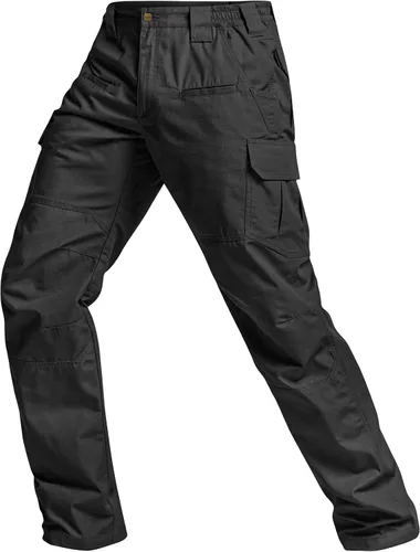 Miniatura 9 de CQR - Pantalones tácticos tipo cargo para hombre, tejido ripstop, resistentes al agua, ligeros, para uso diario, trabajo, senderismo o exteriores