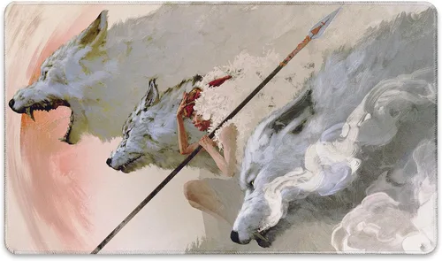 Miniatura 2 de The Pack (cosido) – Tapete MTG de Anato Finnstark, anime Mononoke – Compatible con Magic The Gathering Playmat – Play MTG, YuGiOh, TCG – Diseños