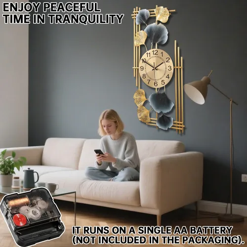 Miniatura 4 de Relojes de pared grandes para sala de estar, silenciosos, sin tictac, operados con pilas, reloj de pared cuadrado sobredimensionado moderno
