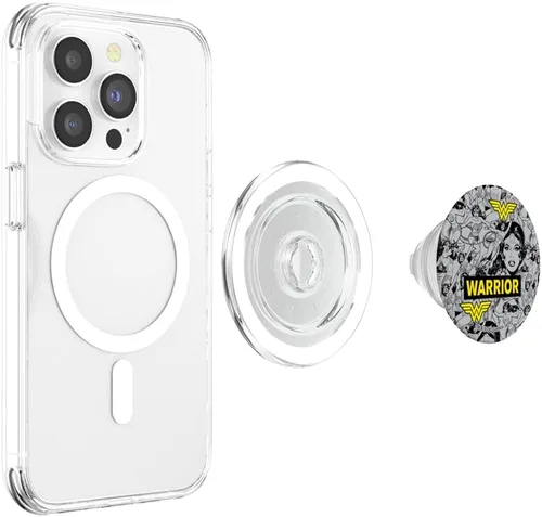 Miniatura 4 de Wonder Woman Warrior Pattern PopSockets MagSafe PopGrip para iPhone