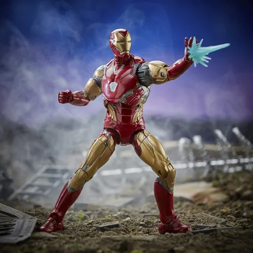Miniatura 2 de Avengers Endgame de Marvel serie Legends figura de acción coleccionable de 6 pulgadas de Iron Man Mark LXXXV, incluye 7 accesorios
