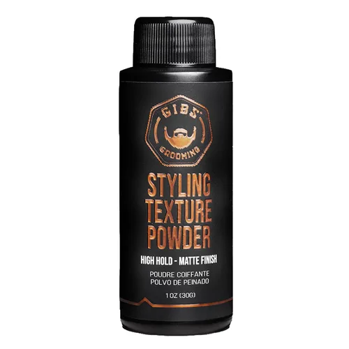 GIBS Grooming - Polvo de textura de peinado para hombres y mujeres - Alta fijación - Acabado mate - Todo tipo de cabello - Textura, volumen, agarre