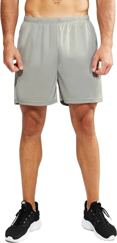Miniatura 4 de MIER Men's 3''5'' Athletic Running Shorts with Liner Quick Dry Active Lightweight Gym Sports Workout Shorts for Men