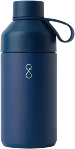 Miniatura 34 de Ocean Bottle - Botella de agua reutilizable para bebidas de acero inoxidable reciclado - Ecológica y reutilizable - Azul cielo - 17 oz