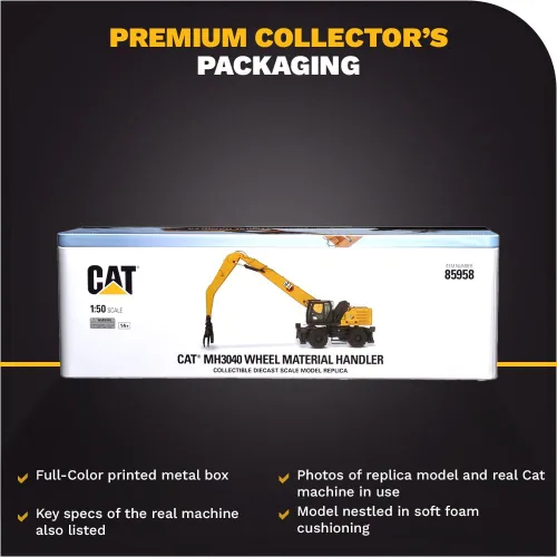 Miniatura 6 de Manipulador de materiales Caterpillar MH3040 1:50 - Serie High Line de Diecast Masters - 85958