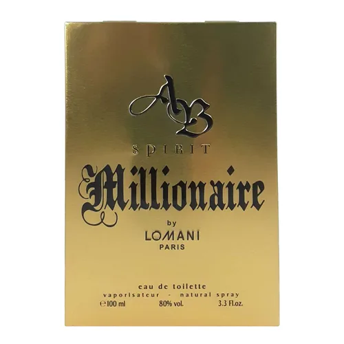 AB SPIRIT MILLIONAIRE por Lomani EDT SPRAY 3.4 oz para hombre