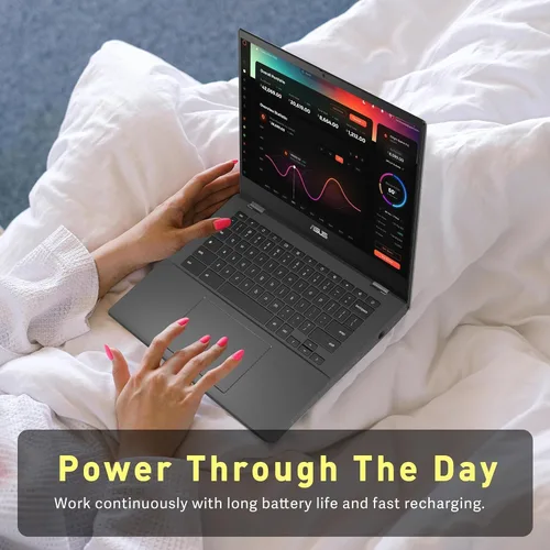 Miniatura 6 de ASUS Chromebook Laptop de 14 pulgadas – Google Chromebook School Student – 8Core MediaTek Kompanio 520 – Pantalla FHD – USB C – Wi-Fi 6-15 horas