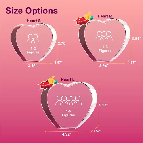Miniatura 5 de Foto de Cristal 3D, Regalos Personalizados del Día de la Madre para Mujeres Hombres Esposa Marido Mamá Padre, Regalos Personalizados con Grabado