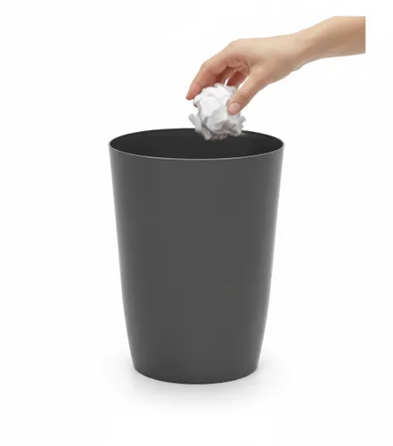 Miniatura 11 de Mini cesta de basura – Cubo de basura de plástico pequeño y duradero – Parte superior abierta sin tapa, perfil delgado para espacios compactos