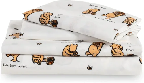 Miniatura 25 de Berkshire Blanket Peanuts® - Juego de sábanas para niños, tamaño individual, 3 piezas, lindo personaje Snoopy impreso, sábanas de microfibra suave