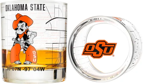 Miniatura 11 de Greenline Goods – Vasos de Whiskey de la Universidad Estatal de Michigan Spartans (Set de 2), 10 oz – Logo de Color Completo + Mapa del Campus