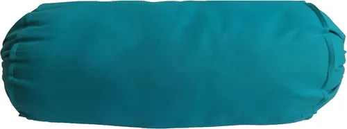 Miniatura 3 de Funda de almohada larga azul verde azulado – Funda redonda de masaje de yoga para cama, sofá, silla, sofá, salón, algodón, 10 pulgadas de diámetro x