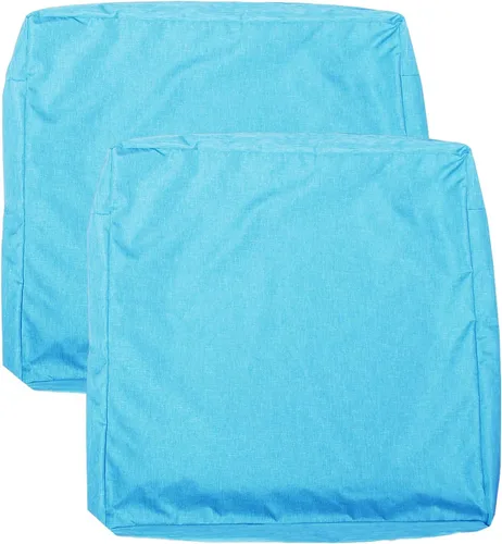 Miniatura 14 de Fundas para cojines de asiento de patio, fundas deslizantes lavables de repuesto, funda impermeable para cojines de silla de muebles al aire libre