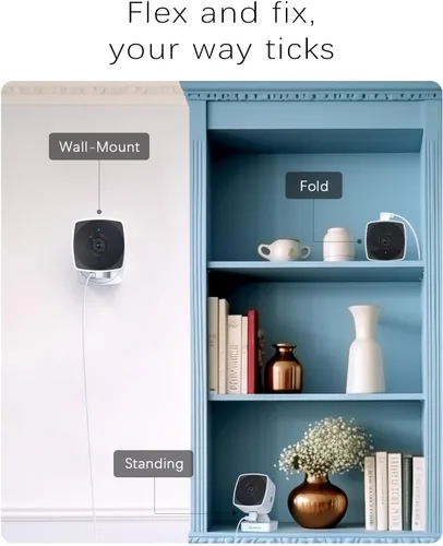Miniatura 6 de blurams Cámaras de 5 GHz para seguridad del hogar, cámara de seguridad 2K para interiores, cámara para mascotas con aplicación de teléfono, cámara