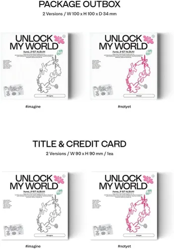 Miniatura 3 de FROMIS_9 DESBLOQUEAR MI MUNDO 1er álbum de Kihno (IMAGINE Ver.) K-POP SELLADO