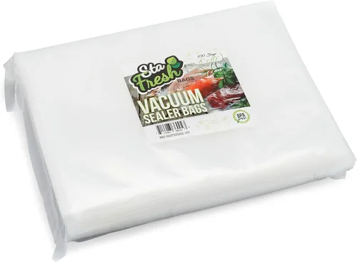 Sta Fresh - Bolsas de almacenamiento selladoras al vacío (8 x 10 pulgadas, 100 unidades), bolsas de ahorro de alimentos de cuarto de galón de 3.5