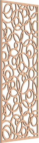 Miniatura 181 de Latrobe Paneles de pared decorativos de madera con calado, 9 3/8 pulgadas de ancho x 24 3/8 pulgadas de alto x 3/8 de alto, roble rojo rojo (Red Oak)