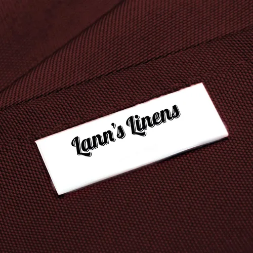 Miniatura 5 de Lann's Linens - Mantel rectangular de tela de poliéster de primera calidad para bodas, banquetes y restaurantes Borgoña